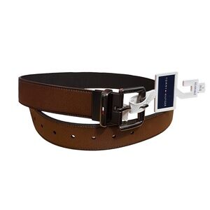 Tommy Hilfiger Reversible Belt Brown Black Size S 30-32 New